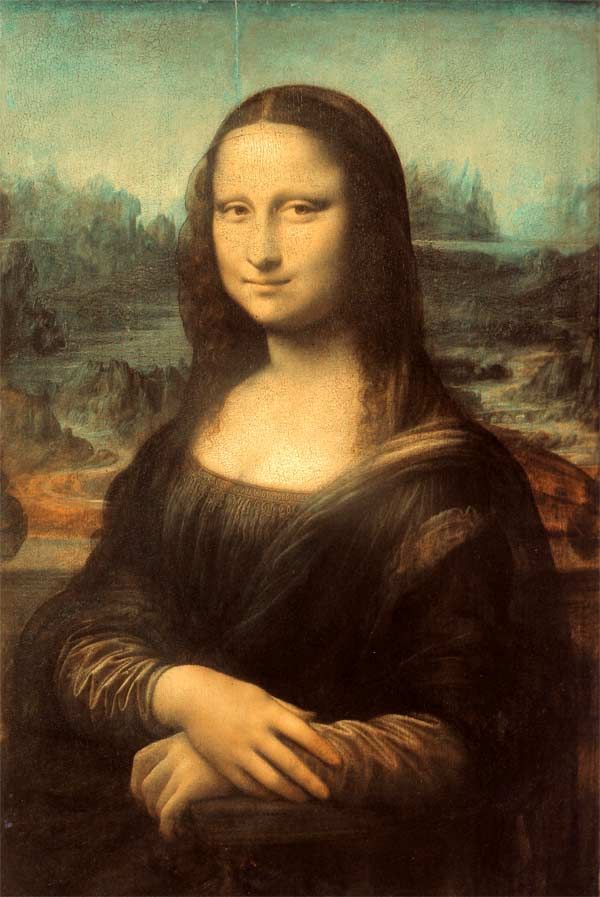 Mona Lisa, Louvre version (Left Eye)